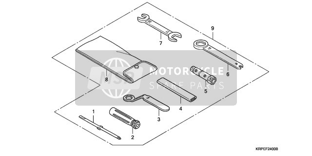 Honda SCV100 2003 Outils pour un 2003 Honda SCV100